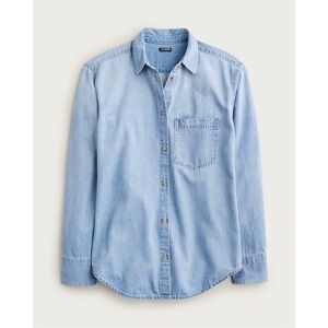 J. Crew Garçon Classic Chambray Shirt in Storm Wash Slim Relaxed Buttondown Top